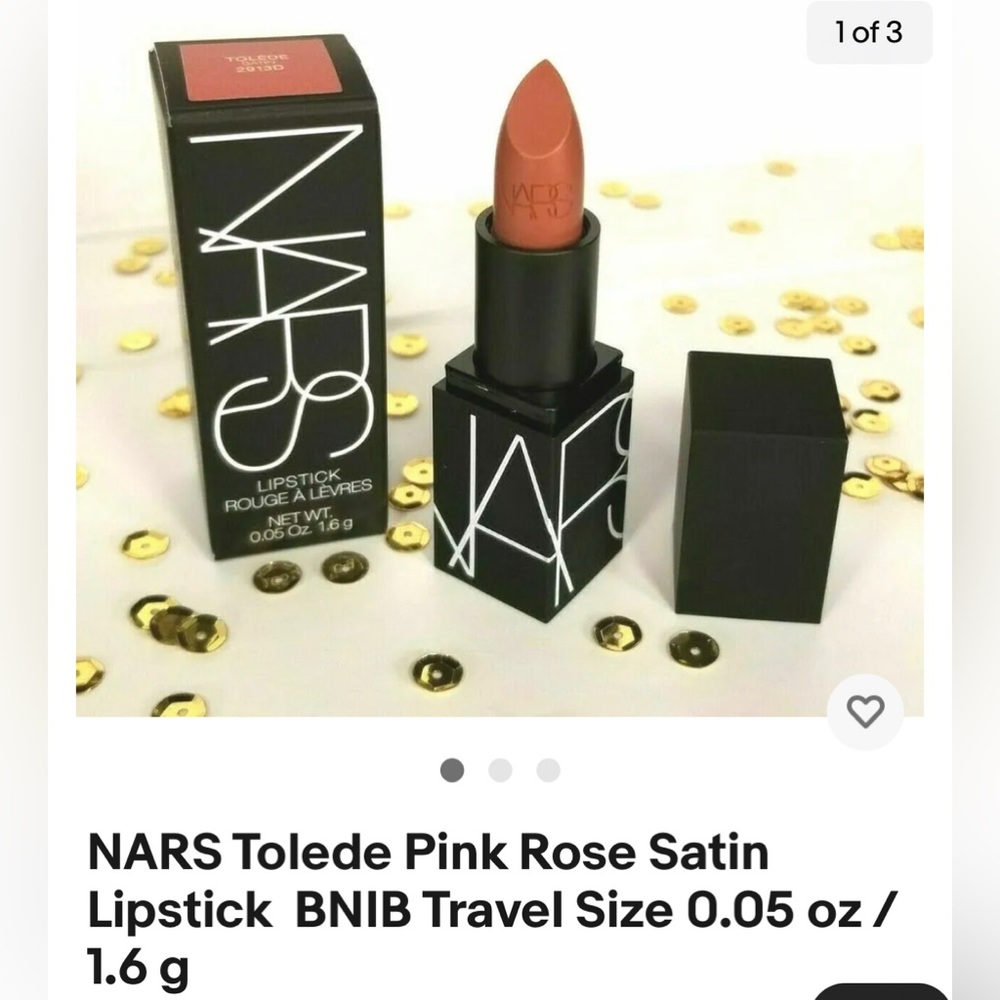 NWT! NARS Lipstick "Tolede" travel size